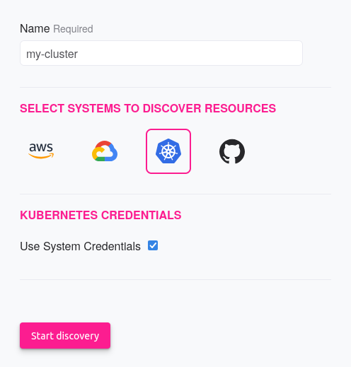 A screenshot of the Reliably Resources Kubernetes Connector